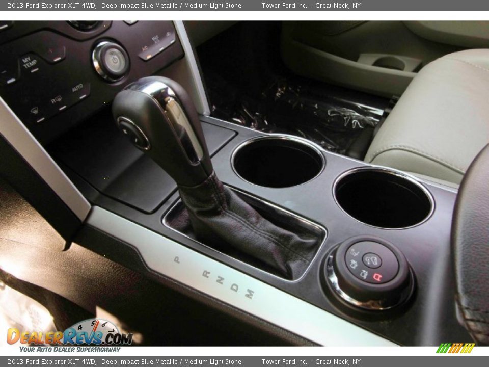 2013 Ford Explorer XLT 4WD Deep Impact Blue Metallic / Medium Light Stone Photo #27