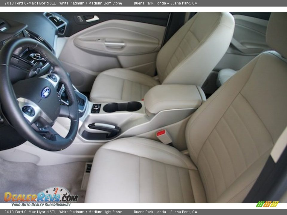 2013 Ford C-Max Hybrid SEL White Platinum / Medium Light Stone Photo #3