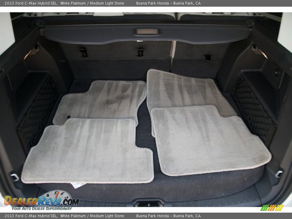 2013 Ford C-Max Hybrid SEL White Platinum / Medium Light Stone Photo #17