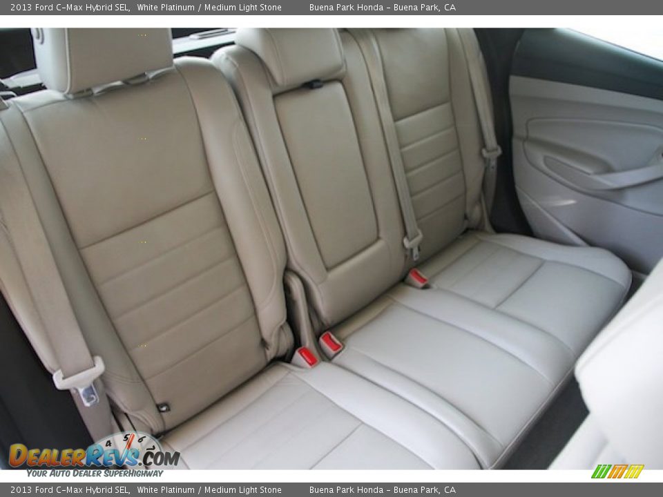 2013 Ford C-Max Hybrid SEL White Platinum / Medium Light Stone Photo #19