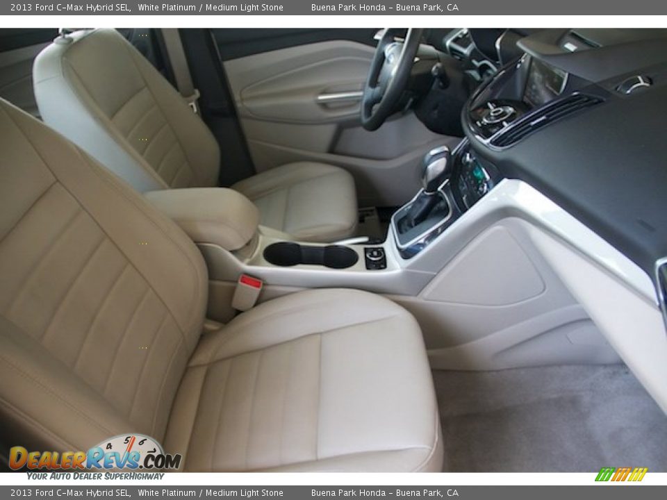 2013 Ford C-Max Hybrid SEL White Platinum / Medium Light Stone Photo #20