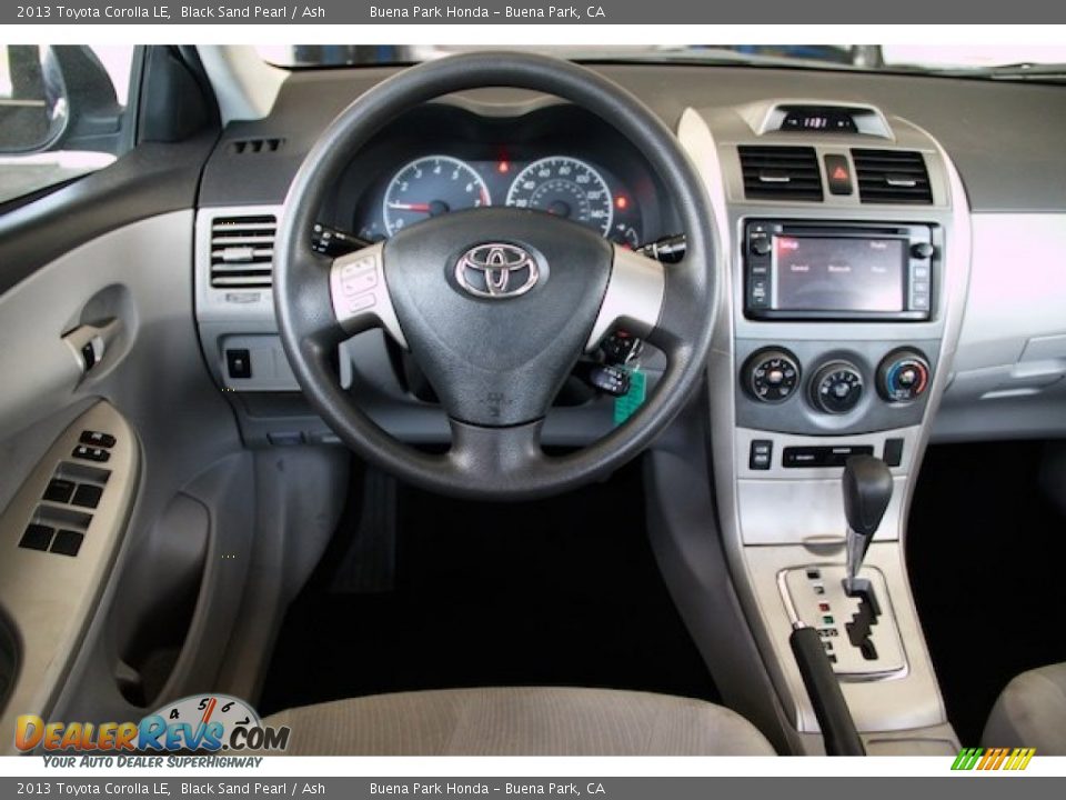 2013 Toyota Corolla LE Black Sand Pearl / Ash Photo #5