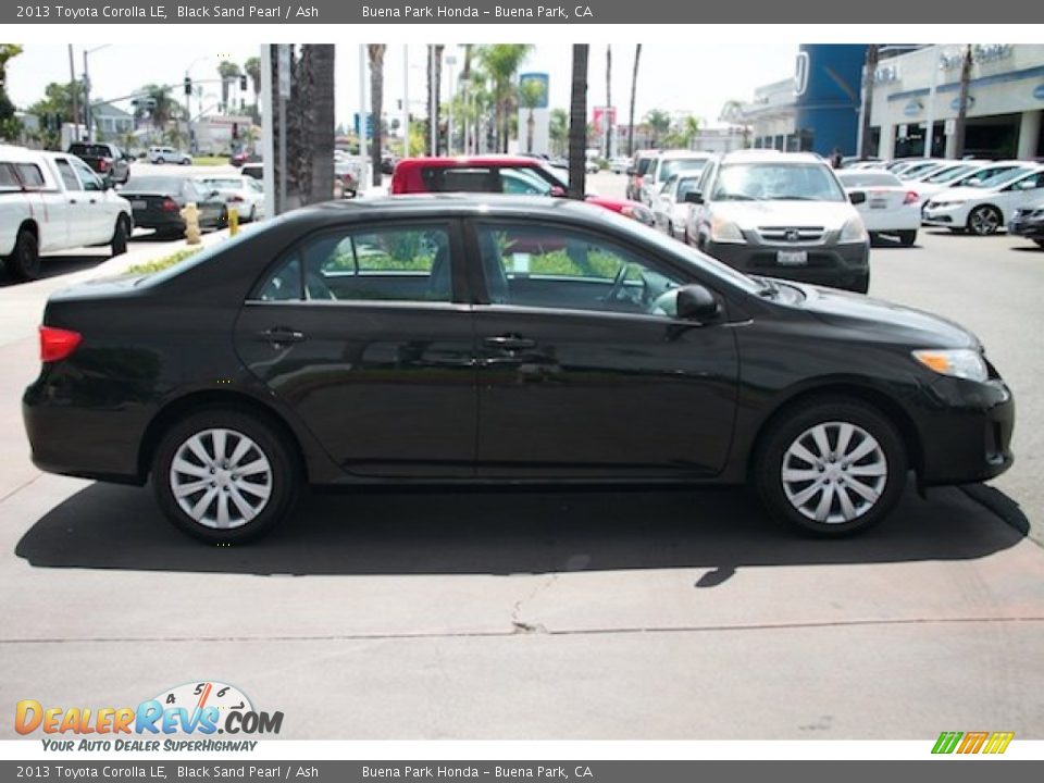 2013 Toyota Corolla LE Black Sand Pearl / Ash Photo #12