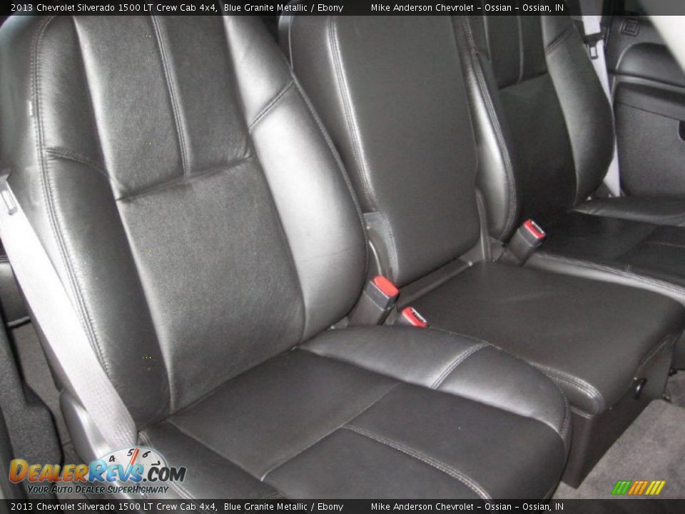 2013 Chevrolet Silverado 1500 LT Crew Cab 4x4 Blue Granite Metallic / Ebony Photo #10