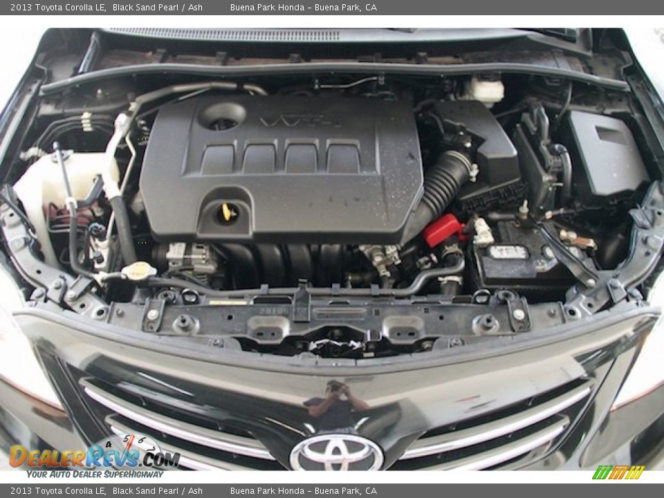 2013 Toyota Corolla LE Black Sand Pearl / Ash Photo #26