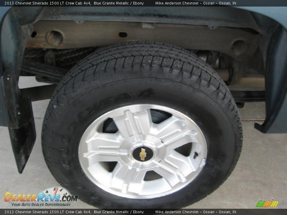 2013 Chevrolet Silverado 1500 LT Crew Cab 4x4 Blue Granite Metallic / Ebony Photo #18