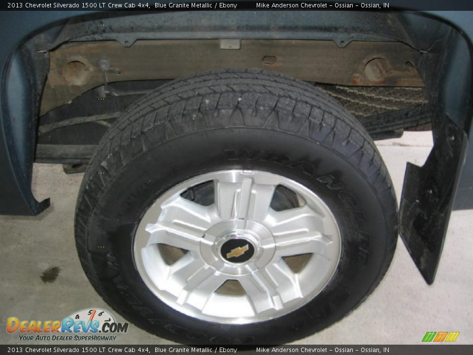 2013 Chevrolet Silverado 1500 LT Crew Cab 4x4 Blue Granite Metallic / Ebony Photo #21
