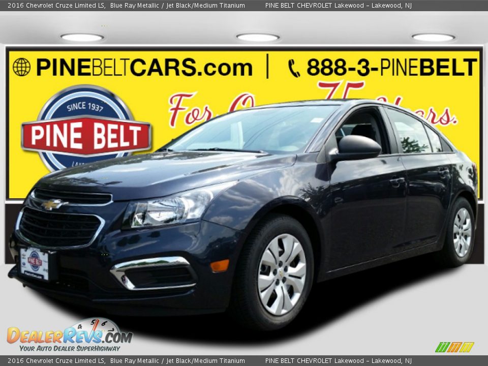 2016 Chevrolet Cruze Limited LS Blue Ray Metallic / Jet Black/Medium Titanium Photo #1