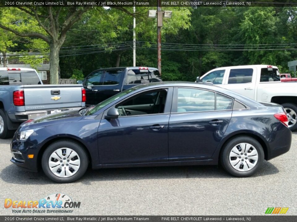 2016 Chevrolet Cruze Limited LS Blue Ray Metallic / Jet Black/Medium Titanium Photo #3