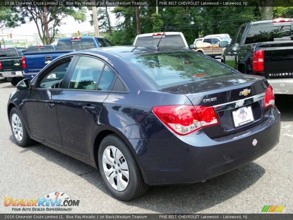 2016 Chevrolet Cruze Limited LS Blue Ray Metallic / Jet Black/Medium Titanium Photo #4