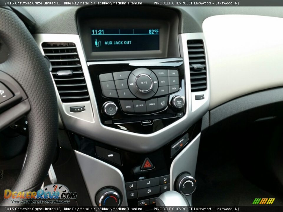 2016 Chevrolet Cruze Limited LS Blue Ray Metallic / Jet Black/Medium Titanium Photo #10