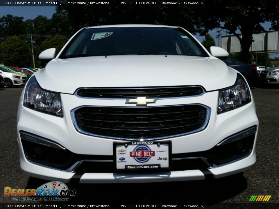 2016 Chevrolet Cruze Limited LT Summit White / Brownstone Photo #2