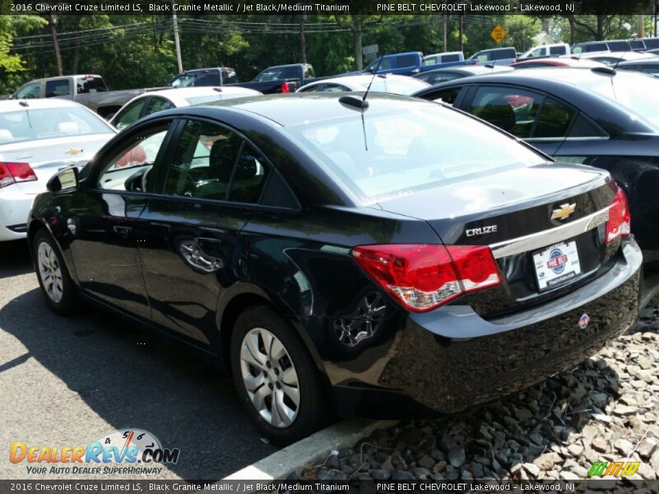 2016 Chevrolet Cruze Limited LS Black Granite Metallic / Jet Black/Medium Titanium Photo #3