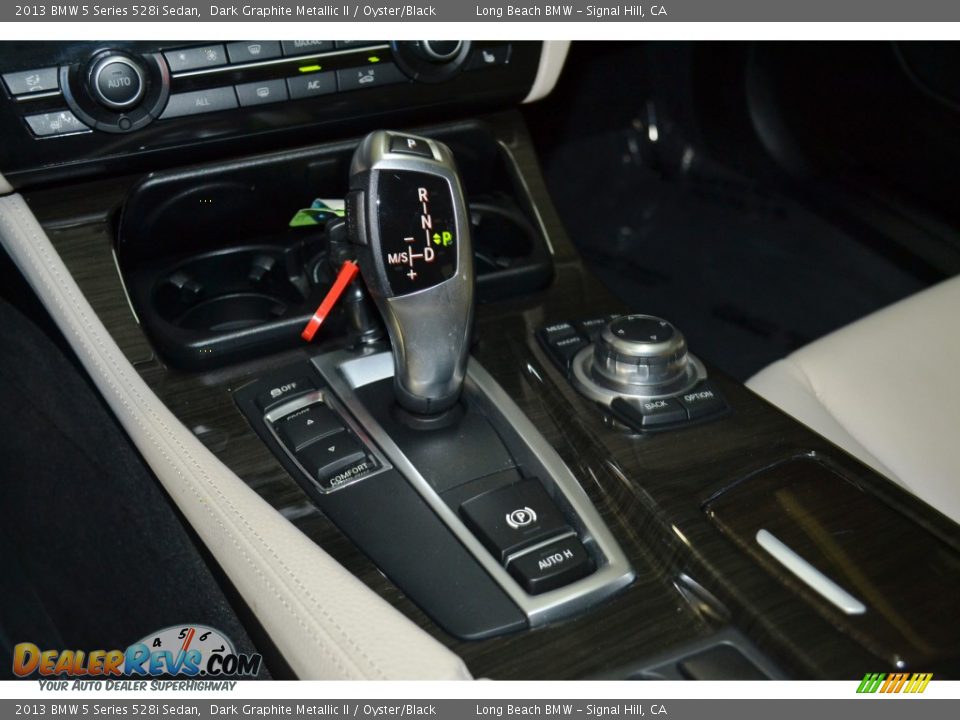 2013 BMW 5 Series 528i Sedan Dark Graphite Metallic II / Oyster/Black Photo #21