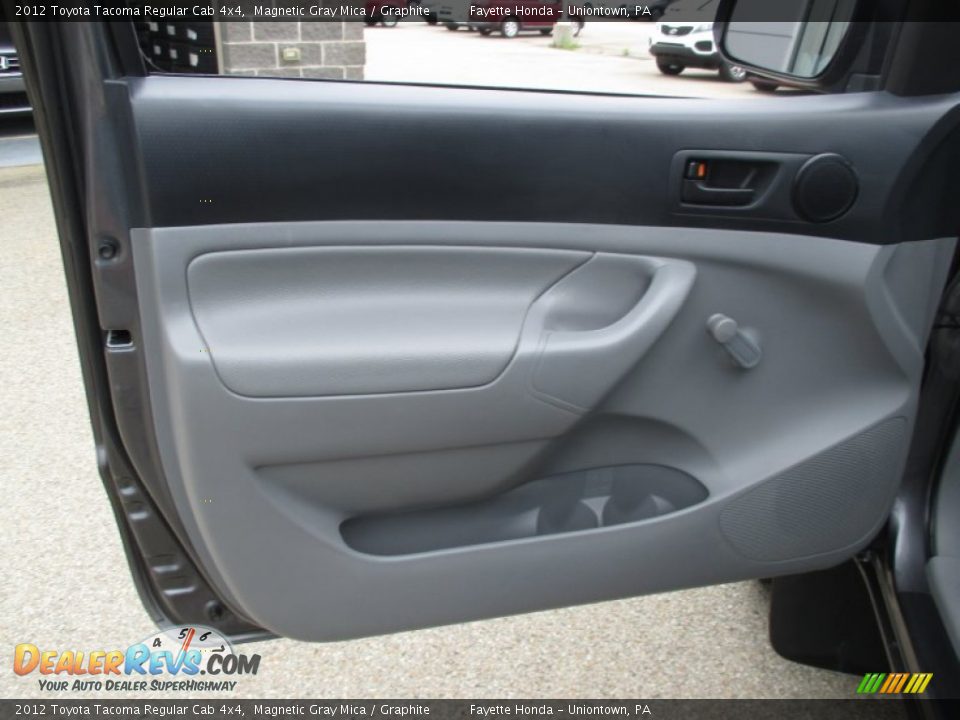 2012 Toyota Tacoma Regular Cab 4x4 Magnetic Gray Mica / Graphite Photo #6