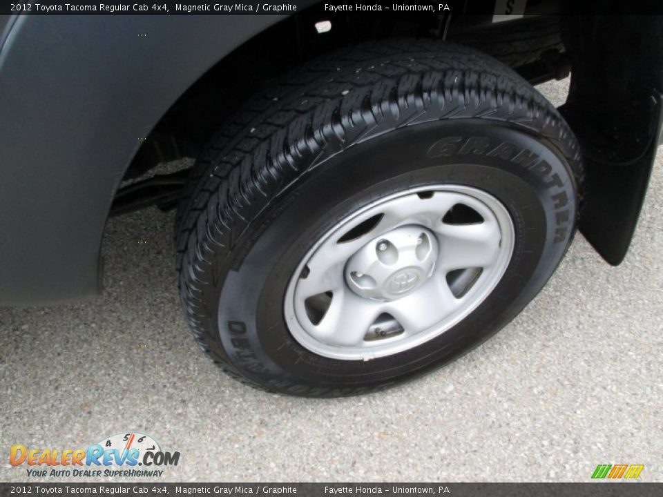 2012 Toyota Tacoma Regular Cab 4x4 Magnetic Gray Mica / Graphite Photo #15
