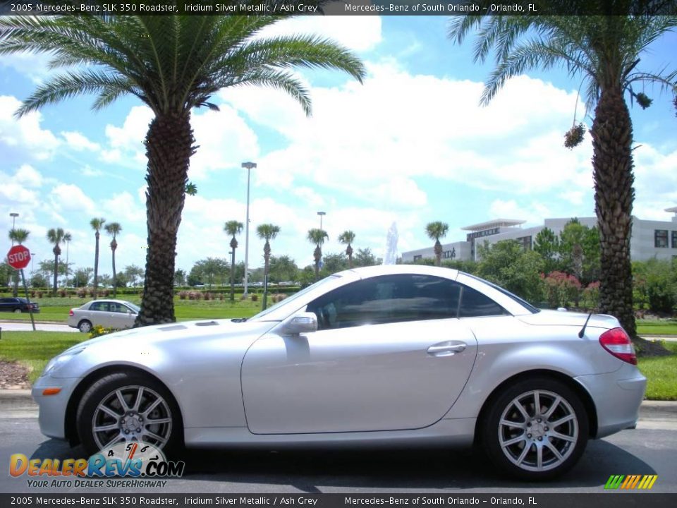 2005 Mercedes-Benz SLK 350 Roadster Iridium Silver Metallic / Ash Grey Photo #1