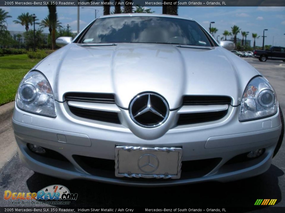 2005 Mercedes-Benz SLK 350 Roadster Iridium Silver Metallic / Ash Grey Photo #3