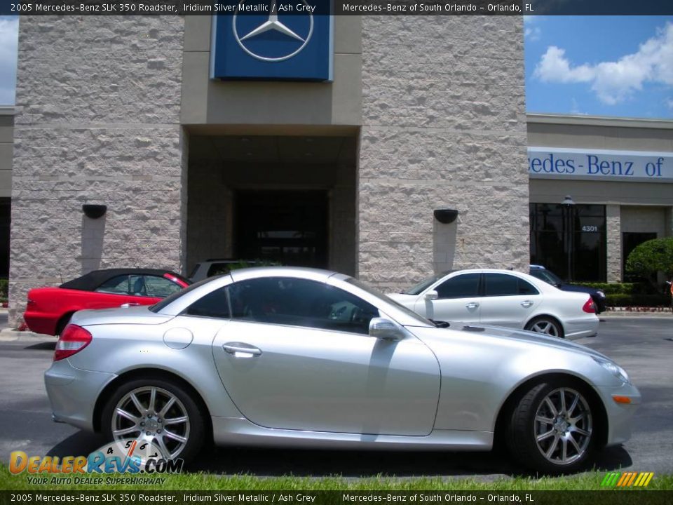 2005 Mercedes-Benz SLK 350 Roadster Iridium Silver Metallic / Ash Grey Photo #5