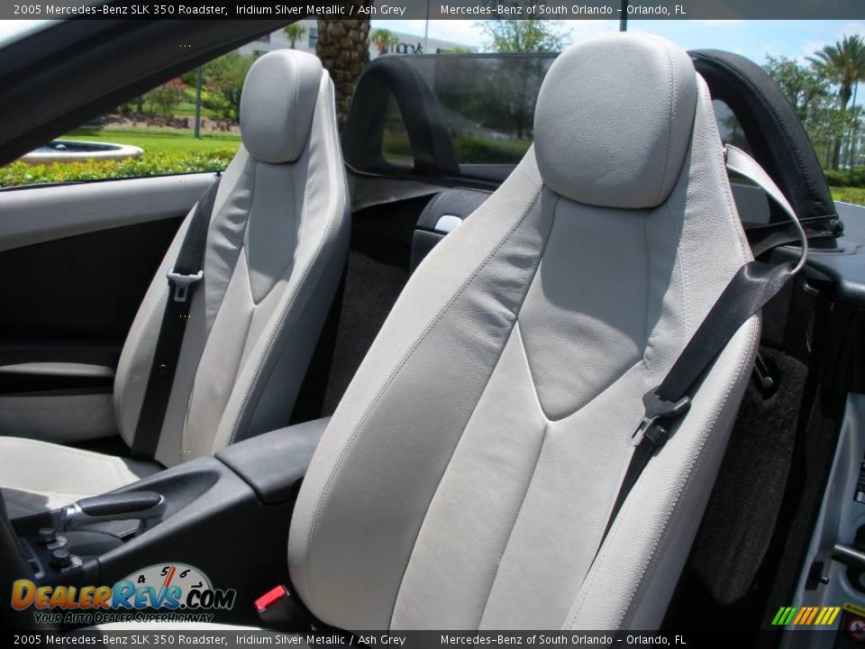 2005 Mercedes-Benz SLK 350 Roadster Iridium Silver Metallic / Ash Grey Photo #17
