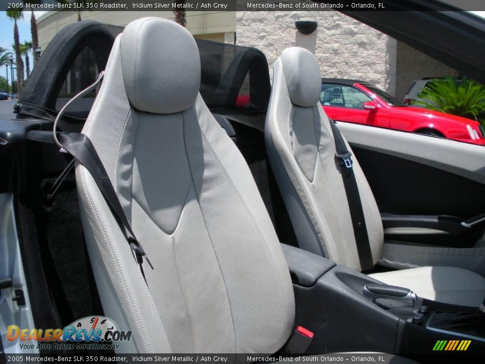 2005 Mercedes-Benz SLK 350 Roadster Iridium Silver Metallic / Ash Grey Photo #19