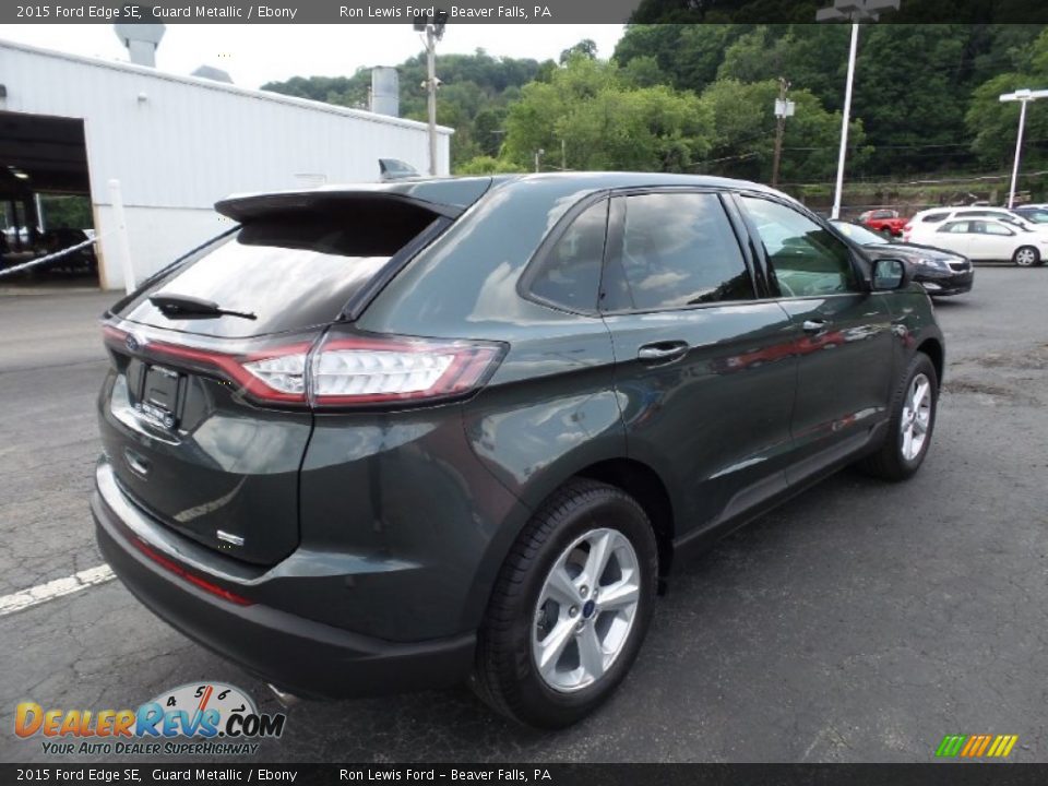2015 Ford Edge SE Guard Metallic / Ebony Photo #3