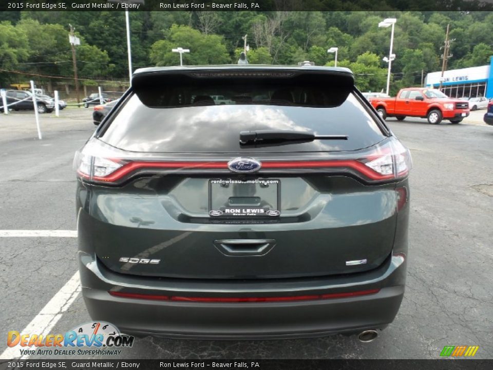 2015 Ford Edge SE Guard Metallic / Ebony Photo #4