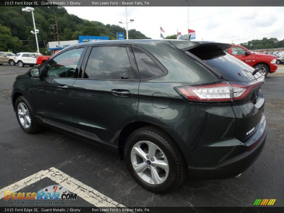 2015 Ford Edge SE Guard Metallic / Ebony Photo #6