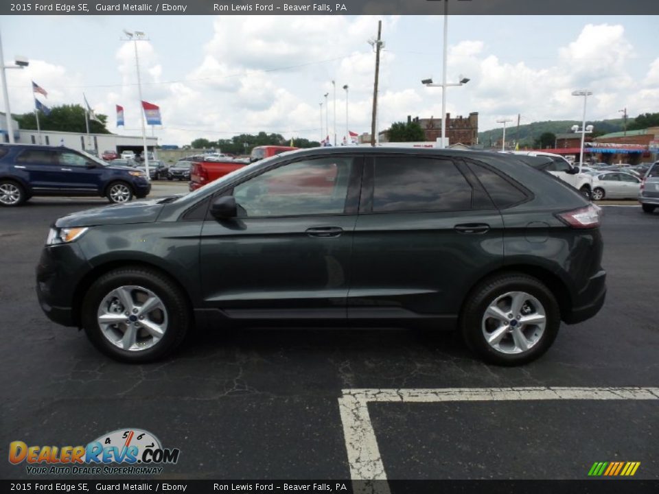 2015 Ford Edge SE Guard Metallic / Ebony Photo #7