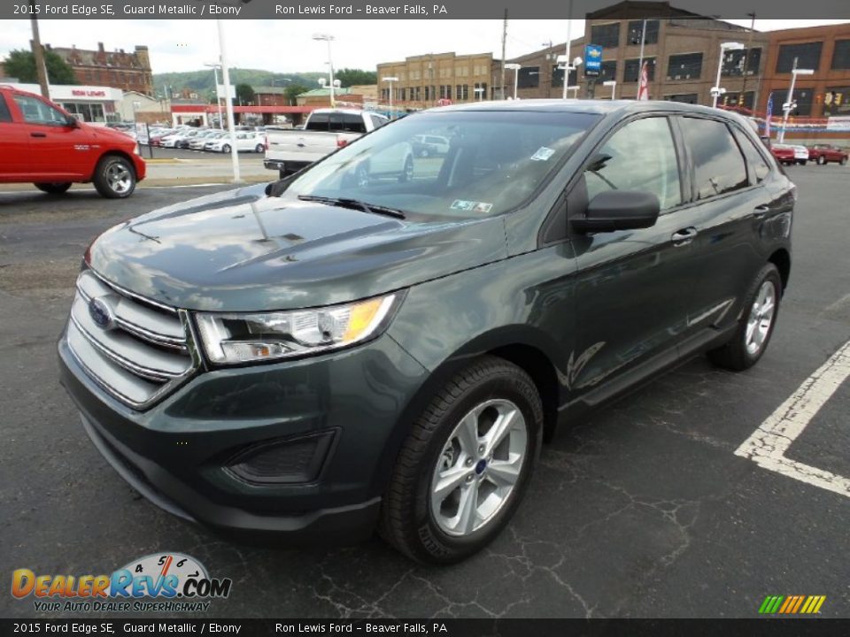 2015 Ford Edge SE Guard Metallic / Ebony Photo #8