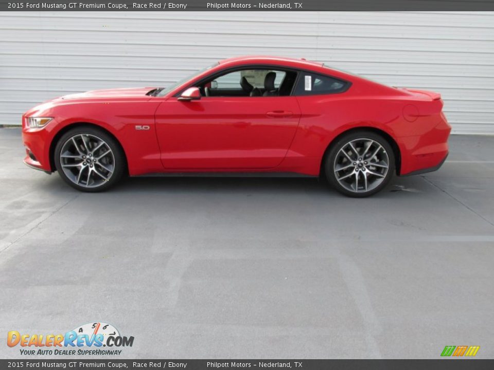 2015 Ford Mustang GT Premium Coupe Race Red / Ebony Photo #6