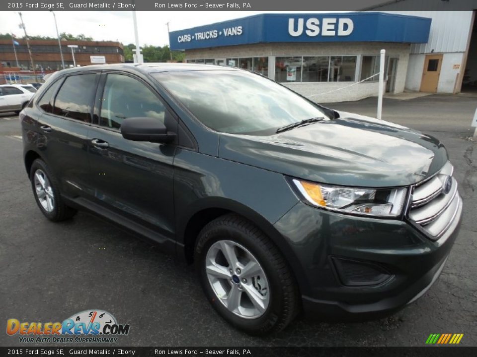 2015 Ford Edge SE Guard Metallic / Ebony Photo #10