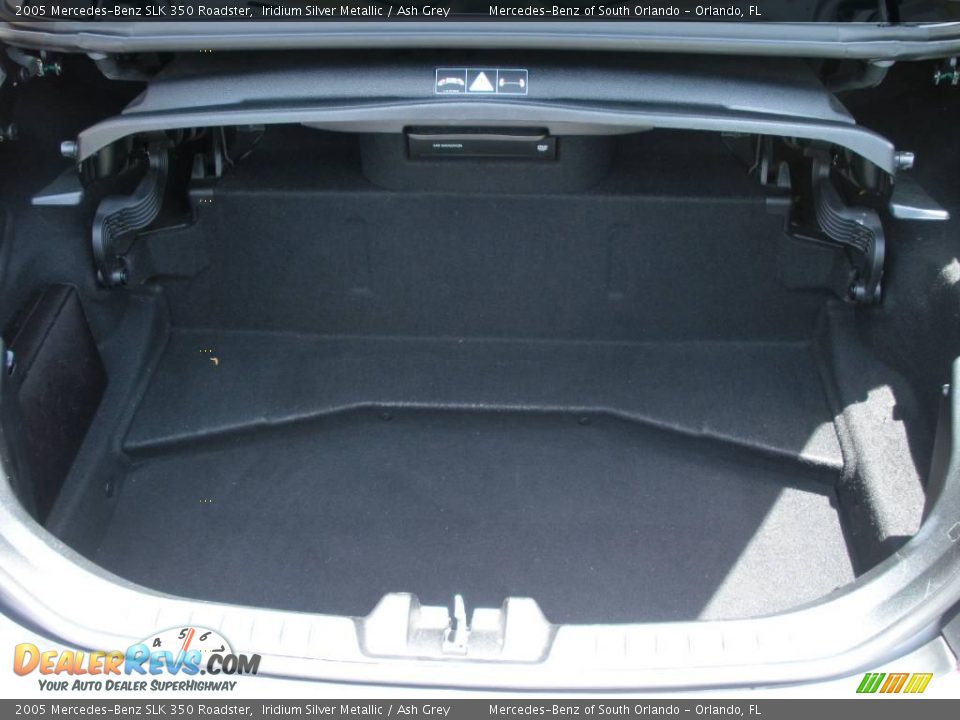 2005 Mercedes-Benz SLK 350 Roadster Iridium Silver Metallic / Ash Grey Photo #26
