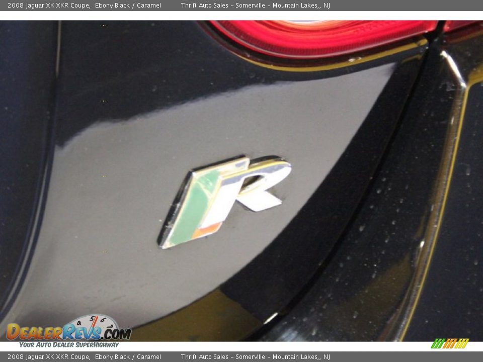 2008 Jaguar XK XKR Coupe Ebony Black / Caramel Photo #28