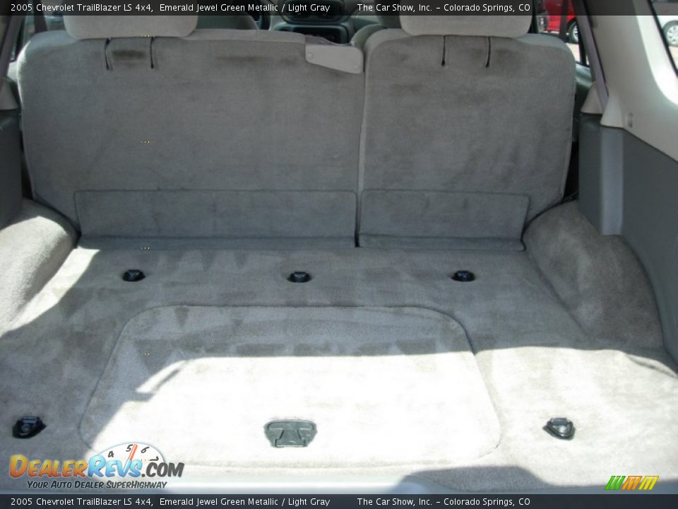 2005 Chevrolet TrailBlazer LS 4x4 Emerald Jewel Green Metallic / Light Gray Photo #12