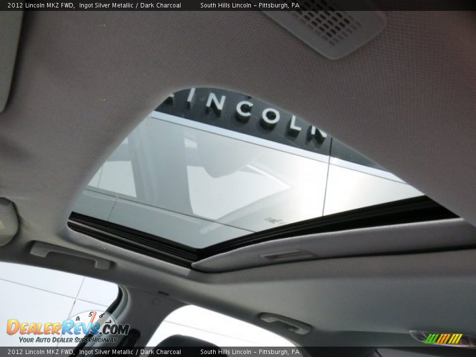 2012 Lincoln MKZ FWD Ingot Silver Metallic / Dark Charcoal Photo #20