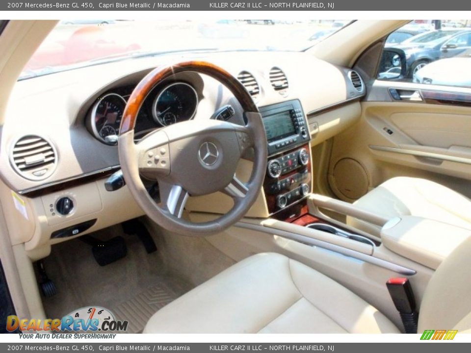 2007 Mercedes-Benz GL 450 Capri Blue Metallic / Macadamia Photo #16