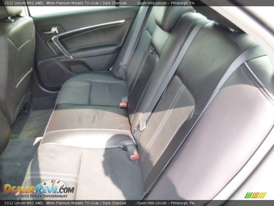 2012 Lincoln MKZ AWD White Platinum Metallic Tri-Coat / Dark Charcoal Photo #16