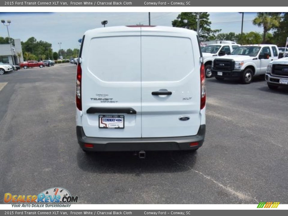 2015 Ford Transit Connect XLT Van Frozen White / Charcoal Black Cloth Photo #5