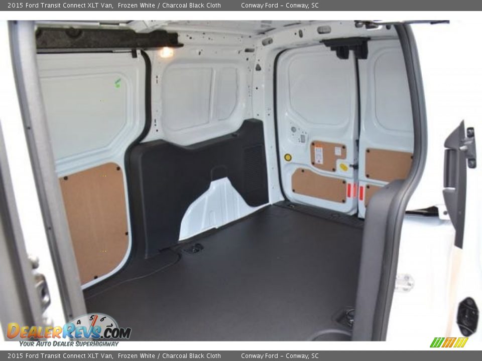 2015 Ford Transit Connect XLT Van Frozen White / Charcoal Black Cloth Photo #10