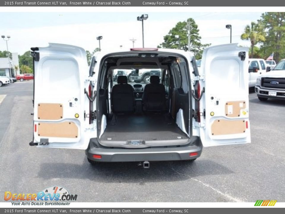 2015 Ford Transit Connect XLT Van Frozen White / Charcoal Black Cloth Photo #13