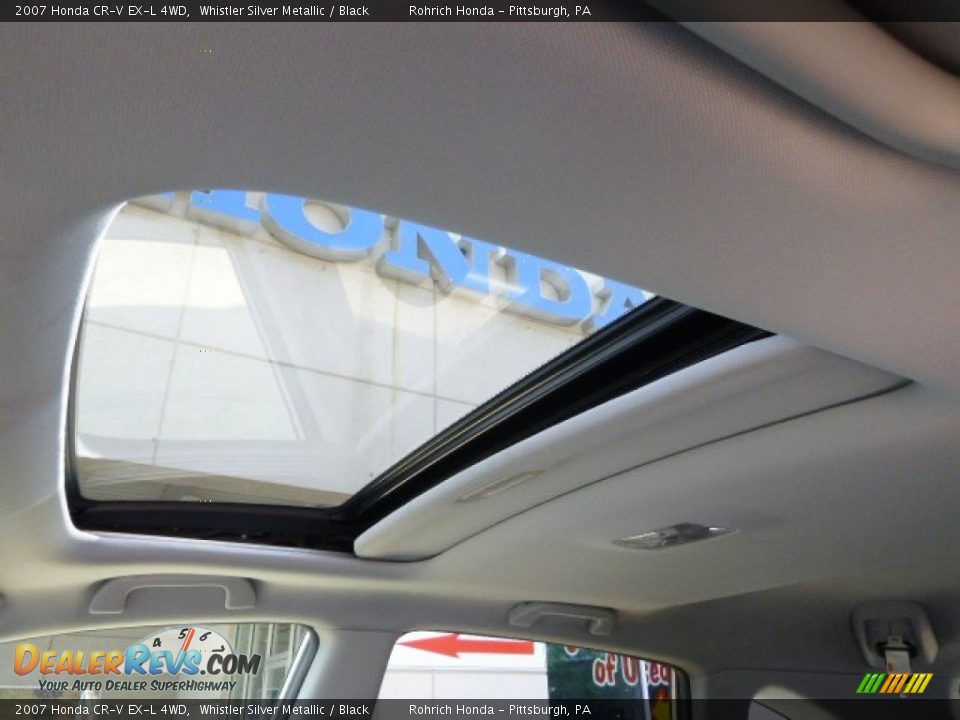 2007 Honda CR-V EX-L 4WD Whistler Silver Metallic / Black Photo #7