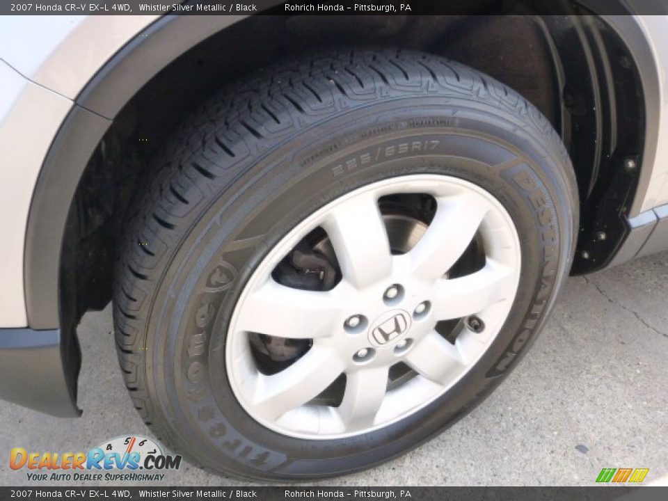 2007 Honda CR-V EX-L 4WD Whistler Silver Metallic / Black Photo #8