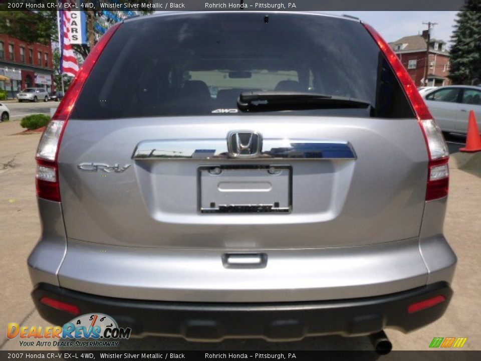 2007 Honda CR-V EX-L 4WD Whistler Silver Metallic / Black Photo #11