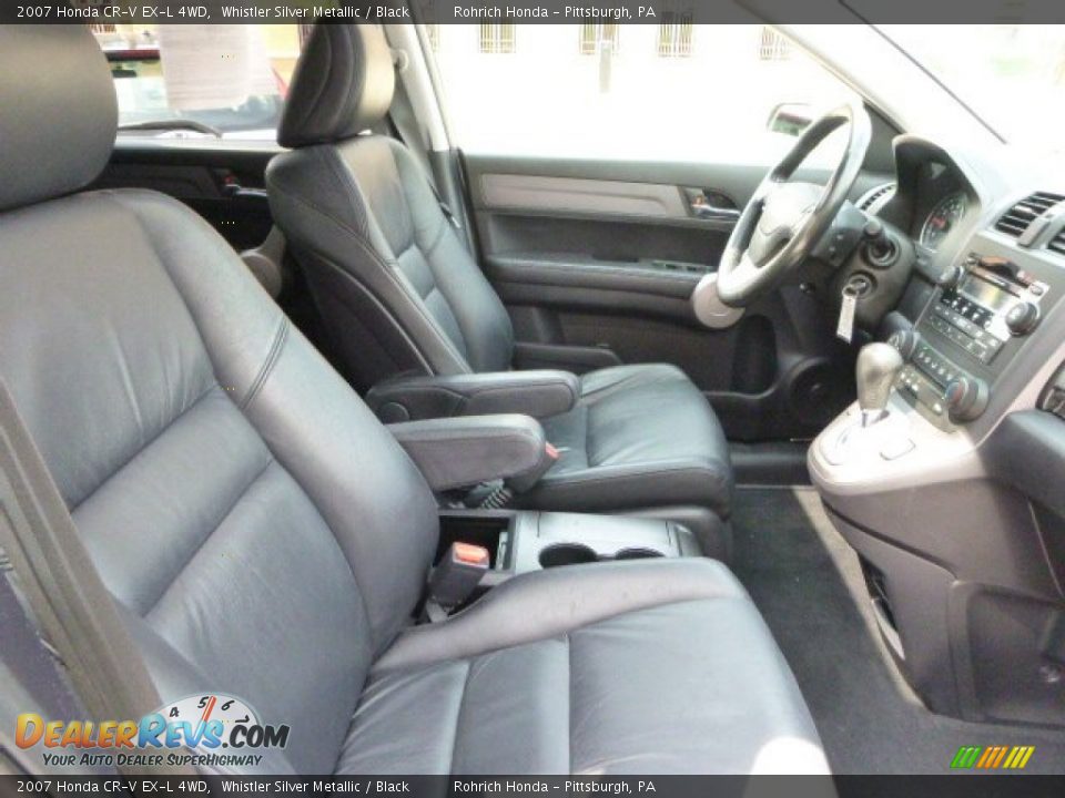2007 Honda CR-V EX-L 4WD Whistler Silver Metallic / Black Photo #17