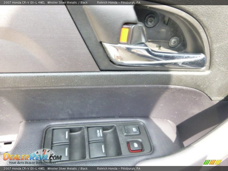 2007 Honda CR-V EX-L 4WD Whistler Silver Metallic / Black Photo #20