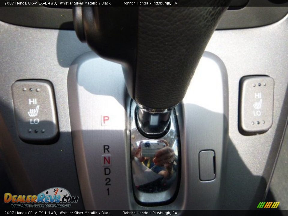 2007 Honda CR-V EX-L 4WD Whistler Silver Metallic / Black Photo #22