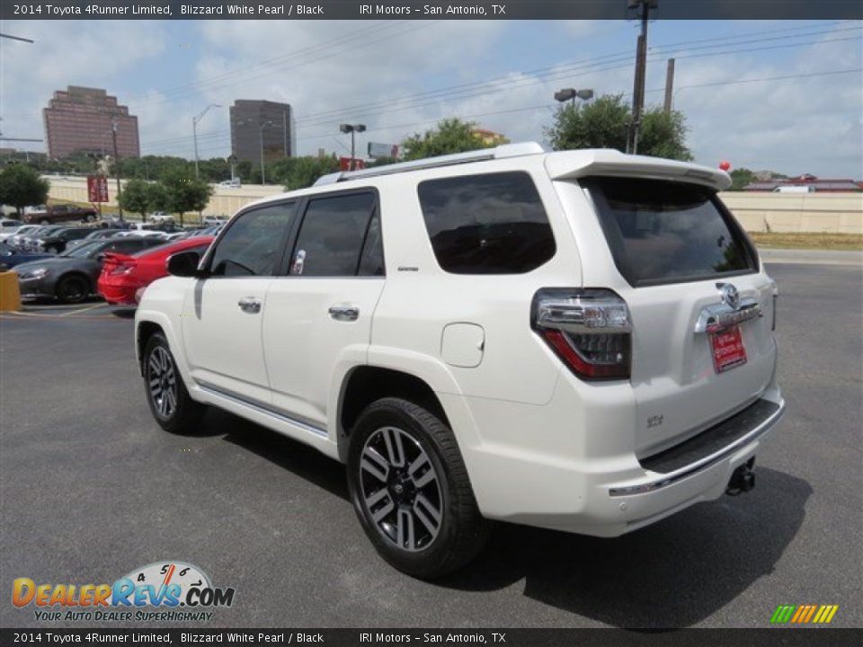 2014 Toyota 4Runner Limited Blizzard White Pearl / Black Photo #5