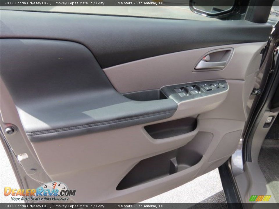 2013 Honda Odyssey EX-L Smokey Topaz Metallic / Gray Photo #11