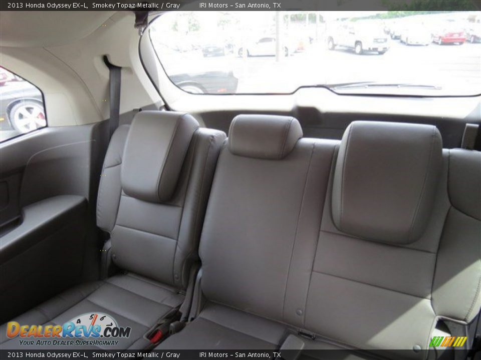 2013 Honda Odyssey EX-L Smokey Topaz Metallic / Gray Photo #14